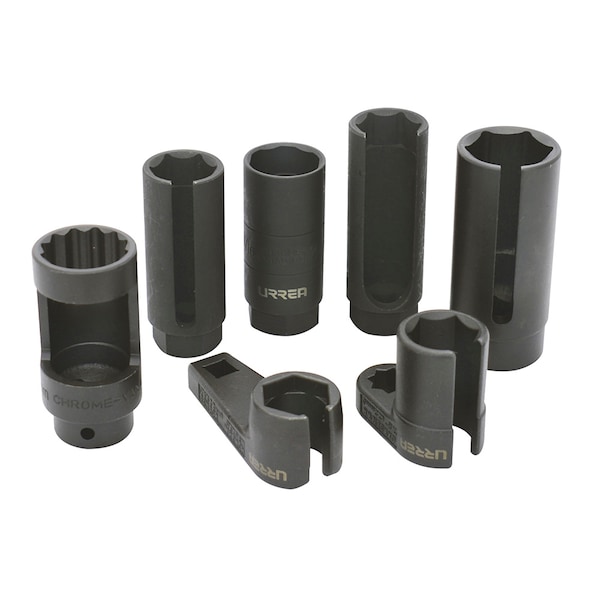 Oxygen and oil sensor socket set in plastic case Set, 7Pc